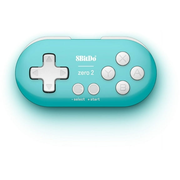 8BitDo Zero 2 Bluetooth Wireless Gamepad Keychain Sized Mini Controller - Turquoise