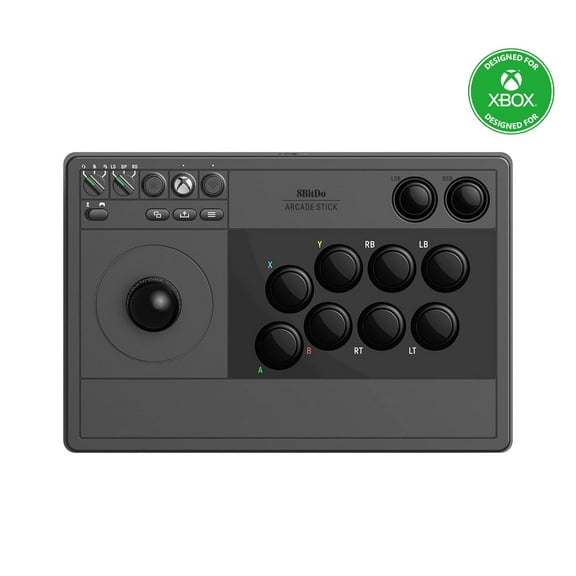 8Bitdo Wireless Arcade Fight Stick for Xbox Series X|S, Xbox One and Windows 10 with 3.5mm Audio Jack - Officially Licensed - Black