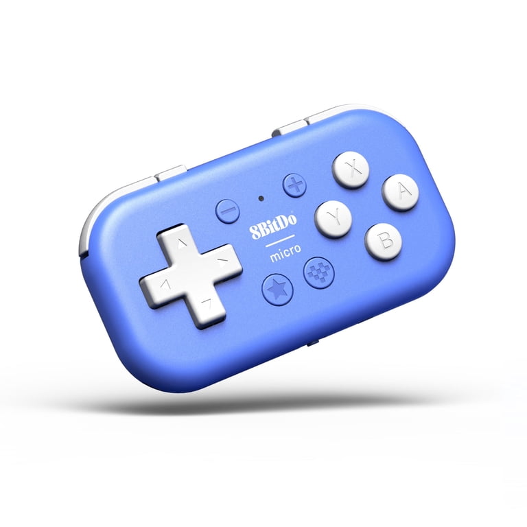 8Bitdo Micro Bluetooth Gamepad Pocket-sized Mini Controller (Blue