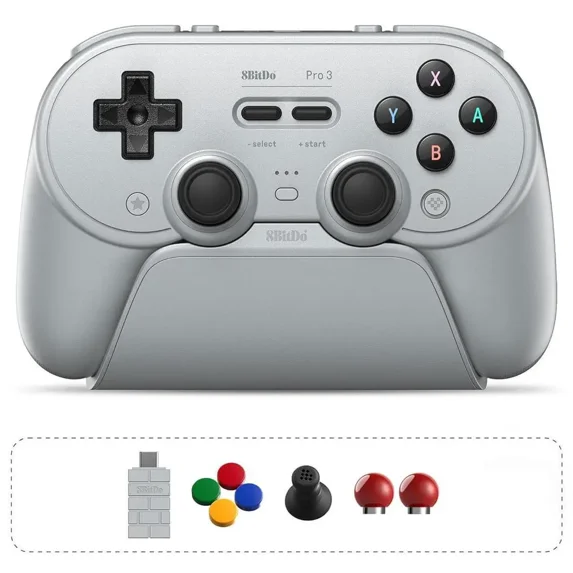 8Bitdo Pro 3 Bluetooth Controller for Switch/Switch 2 - TMR Joysticks ...