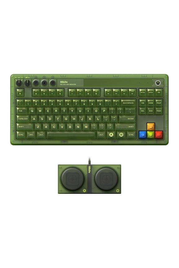 RETRO 87 MECHANICAL KEYBOARD RGB BACKLIGHT/USB-C 85HD -GREEN