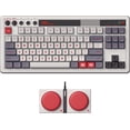 thumbnail image 1 of 8Bitdo Retro Mechanical Keyboard, Bluetooth/2.4G/USB-C Hot Swappable Gaming Keyboard with 87 Keys, Dual Super Programmable Buttons for Windows and Android - N Edition, 1 of 7