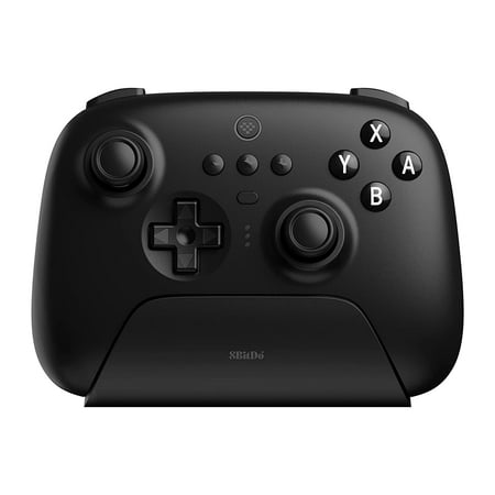 8Bitdo Ultimate Bluetooth Controller with Charging Dock, Wireless Pro Controller for Switch, Windows and Steam Deck (Black)