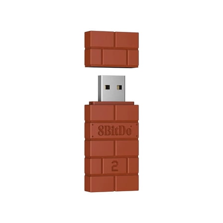 8BitDo USB Wireless Adapter 2 (Brown)