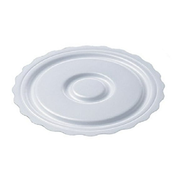 8CCF(100PCS), 8.25-Inch White Round Foam Cake Pie Pads