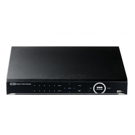 8CH 4K UHD 3R Global network video recorder cctv nvr system with 8ch PoE Inputs (No Hardrive)