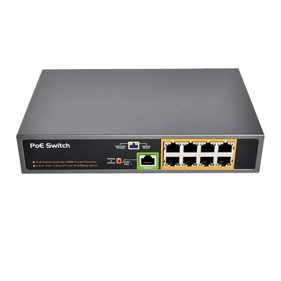 8CH 9Port 150W POE Power Over Ethernet Switch/Hub For IP Camera system NVR CCTV