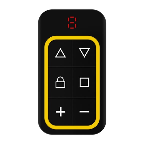 8CH Multi Frequency Garage Door Remote Control 270-868MHZ  Copy Remote Control Automatically Identify Frequency Yellow
