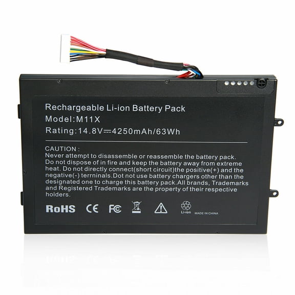 8Cell Laptop Battery for DELL Alienware M11x M14x R1 R2 8P6X6 DKK25 KR08P 0PT6V8