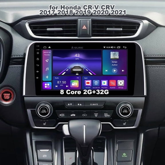 8Core 32G 9" Car Stereo For Honda CR-V 17-21 Android Auto CarPlay
