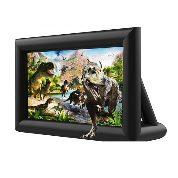 8FT 18FT Inflatable Portable Outdoor And Indoor Movie Theater Projector Screen Area Home Cinema For Camping Parties ,Sharper and Brighter