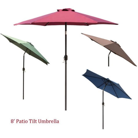 Wonline Tan, Beige Hexagon Tilting Patio Umbrella, Heavy Duty