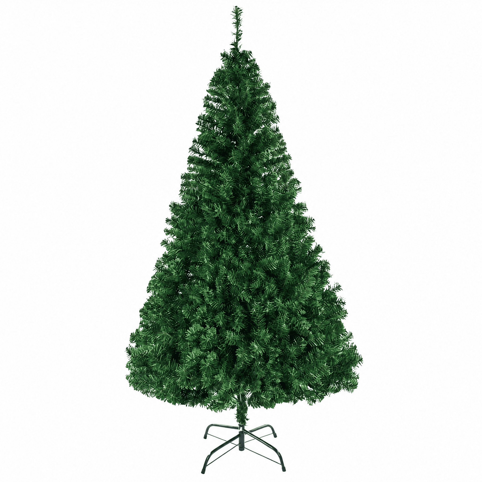 8FT Artificial Christmas Tree (Light Green) - Superior PVC, Durable, Holiday Centerpiece for Home/Living Room/Large Spaces