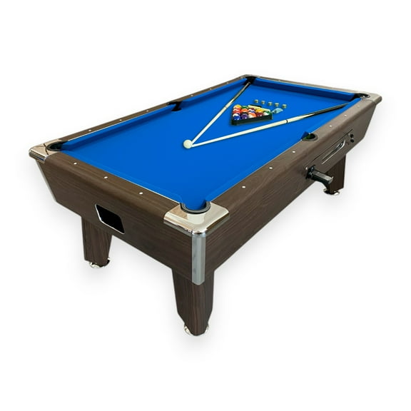 8FT Coin Operated Pool Table blue  Titan