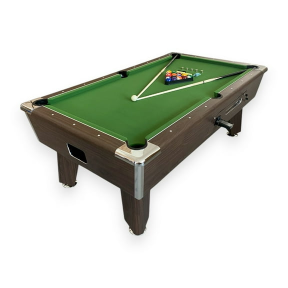 8FT Coin Operated Pool Table green – Eagle