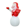 thumbnail image 1 of 8FT Inflatable Snowman, 1 of 5