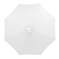 thumbnail image 1 of 8FT Patio Umbrella Replacement Canopy for 6 Ribs, Table Market Yard Umbrella Replacement Top Cover - White, 1 of 10