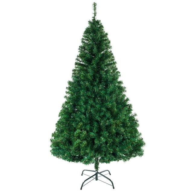 8FT PreLit Christmas Tree with 1138 Branches, Easy Assembly, Perfect