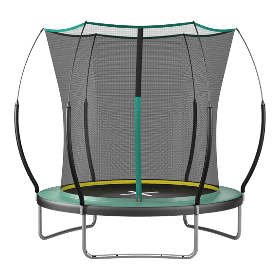 8FT Springfree No Gap Trampoline, Green