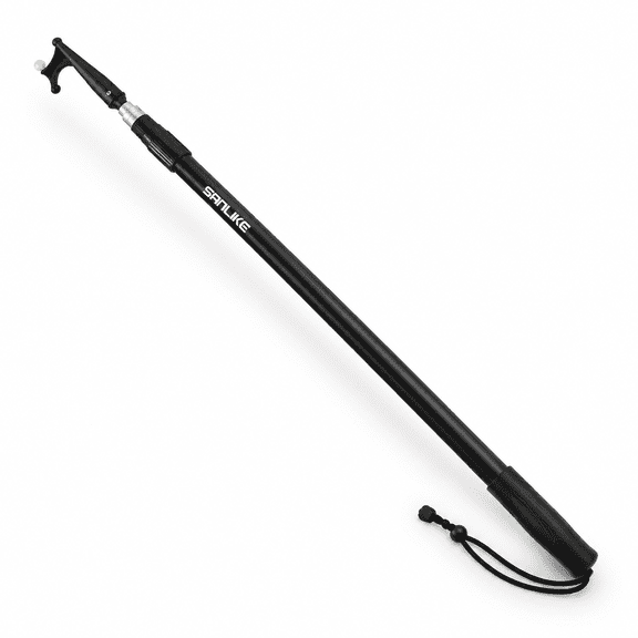 8FT Telescopic Fiberglass Boat Hook Push Pole with Luminous Bead
