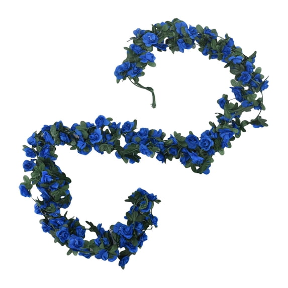 8Ft Guanhe Artificial Rose Garland Flower Vine Hanging Rose for Wedding Arch Garden Backdrop Engagement Reception Decoration