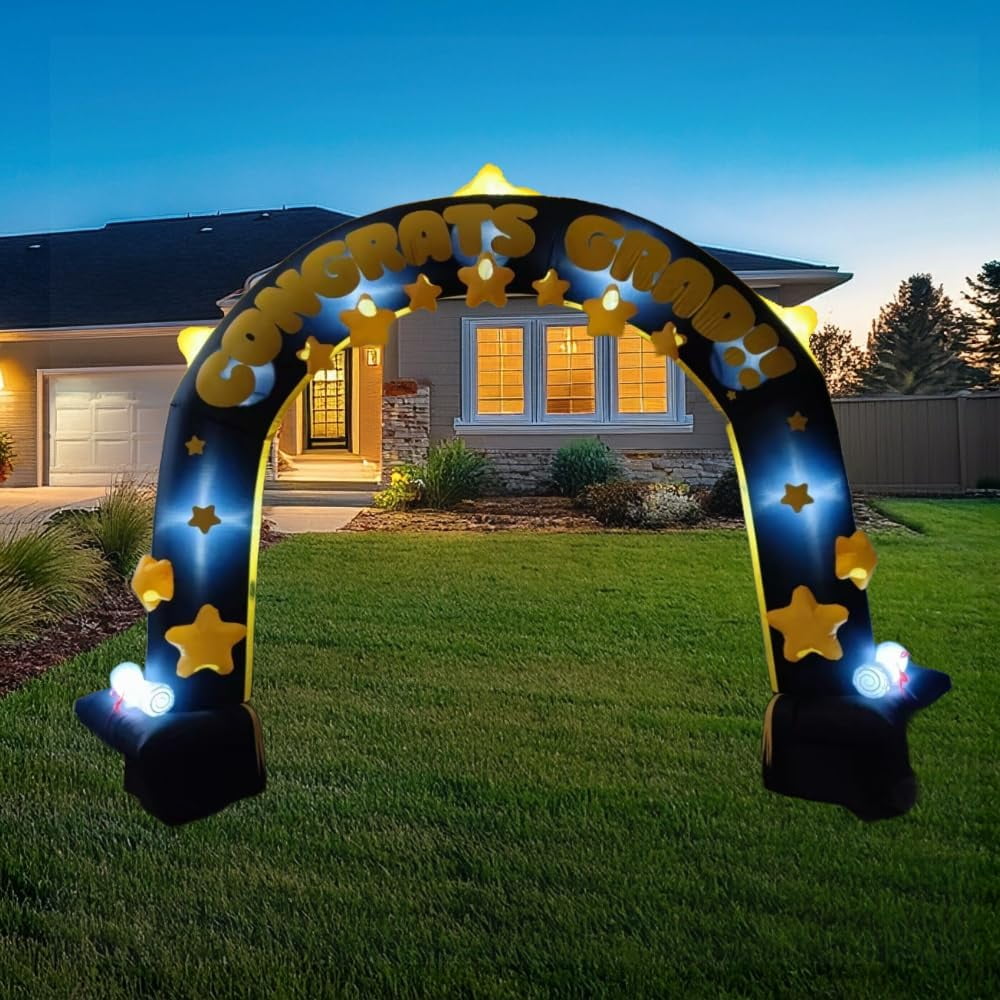 8Ft Inflatable Graduation Honor Arch Yard Garden Lawn Decoration, Outdoor  Lighted Blow Up Display, Indoor Home Celebration, Graduation Party Holiday  Decor Yard Prop Sign - Walmart.com, image size:1000x1000