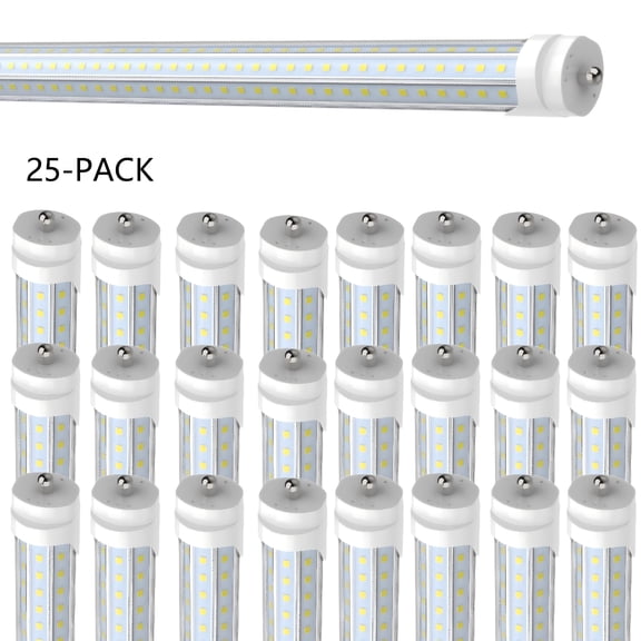 Soled Led Tube Light JESLED D Shape T8 LED Tube Light Bulbs 8FT Single Pin Fa8, 120W 15600LM ...