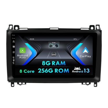 Caraudio24 2-DIN Radio Installation Kit / Steering Wheel Adapter For Mercedes Vito & Viano W639