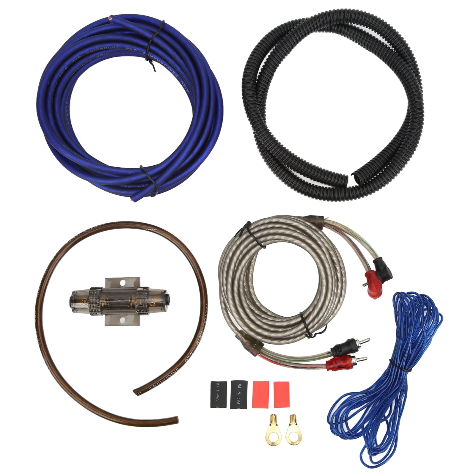 8GA Power Amplifier Installation Kit Car Subwoofer Audio Wire Line