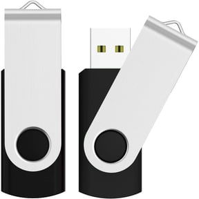 8GB 2PCS USB 2.0 Flash Drive Thumb Drive Memory Stick, (8GB*2PACK BLACK)