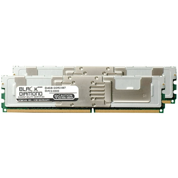 8GB 2X4GB Memory RAM for Sun Netra T5440 DDR2 FBDIMM 240pin PC2-5300 667MHz Black Diamond Memory Module Upgrade