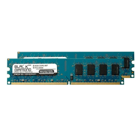 8GB 2X4GB RAM Memory for Gigabyte GA-G Series GA-G41M-ES2L DDR2 DIMM 240pin PC2-5300 667MHz Black Diamond Memory Module Upgrade