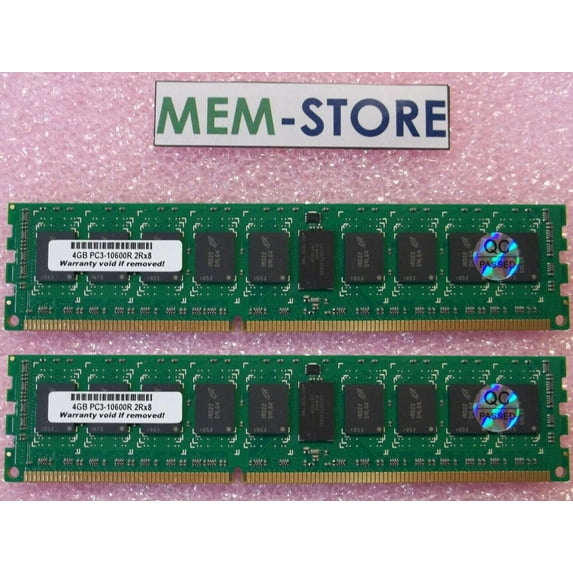 8GB (2x4GB) DDR3 1333MHz RDIMM Crucial CT2K4G3ERSLS41339 Equivalent RAM Memory (3rd Party)