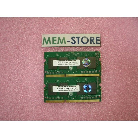8GB 2x4GB DDR3-1066 SODIMM Memory for Apple (MB985LL/A) (3rd Party)