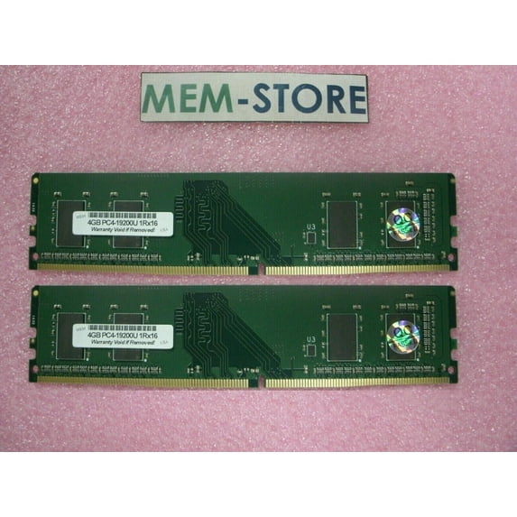 8GB (2x4GB) DDR4 2400MHz UDIMM Crucial CT2K4G4DFS824A Equivalent RAM Memory (3rd Party)