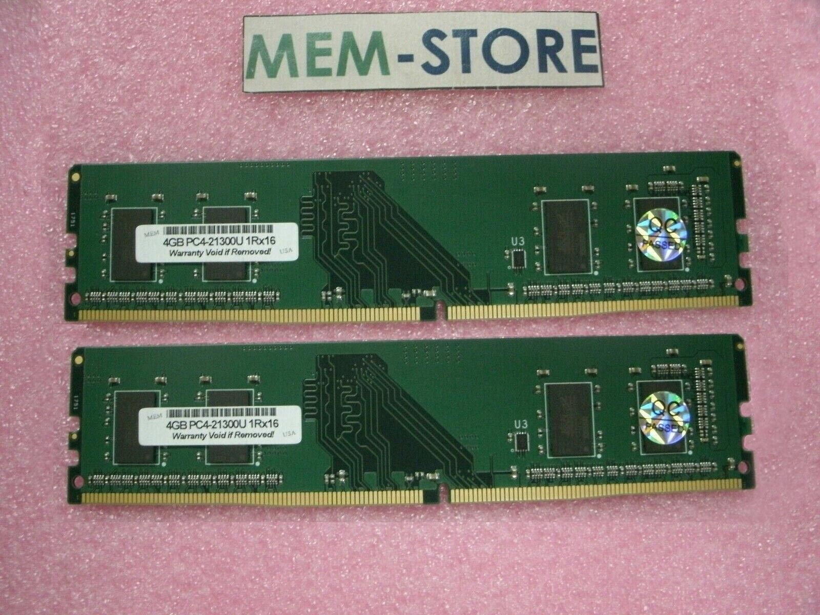 8GB (2x4GB) DDR4 2666MHz UDIMM Crucial CT2K4G4DFS8266 Equivalent