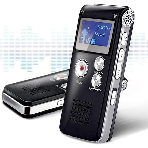 8GB Digital Voice Recorder - Voice Activated Recorder with Playback Upgraded Portable Tape Recorder for Lectures, Meetings, Interviews, Audio Recorder Dictaphone USB, MP3, Password