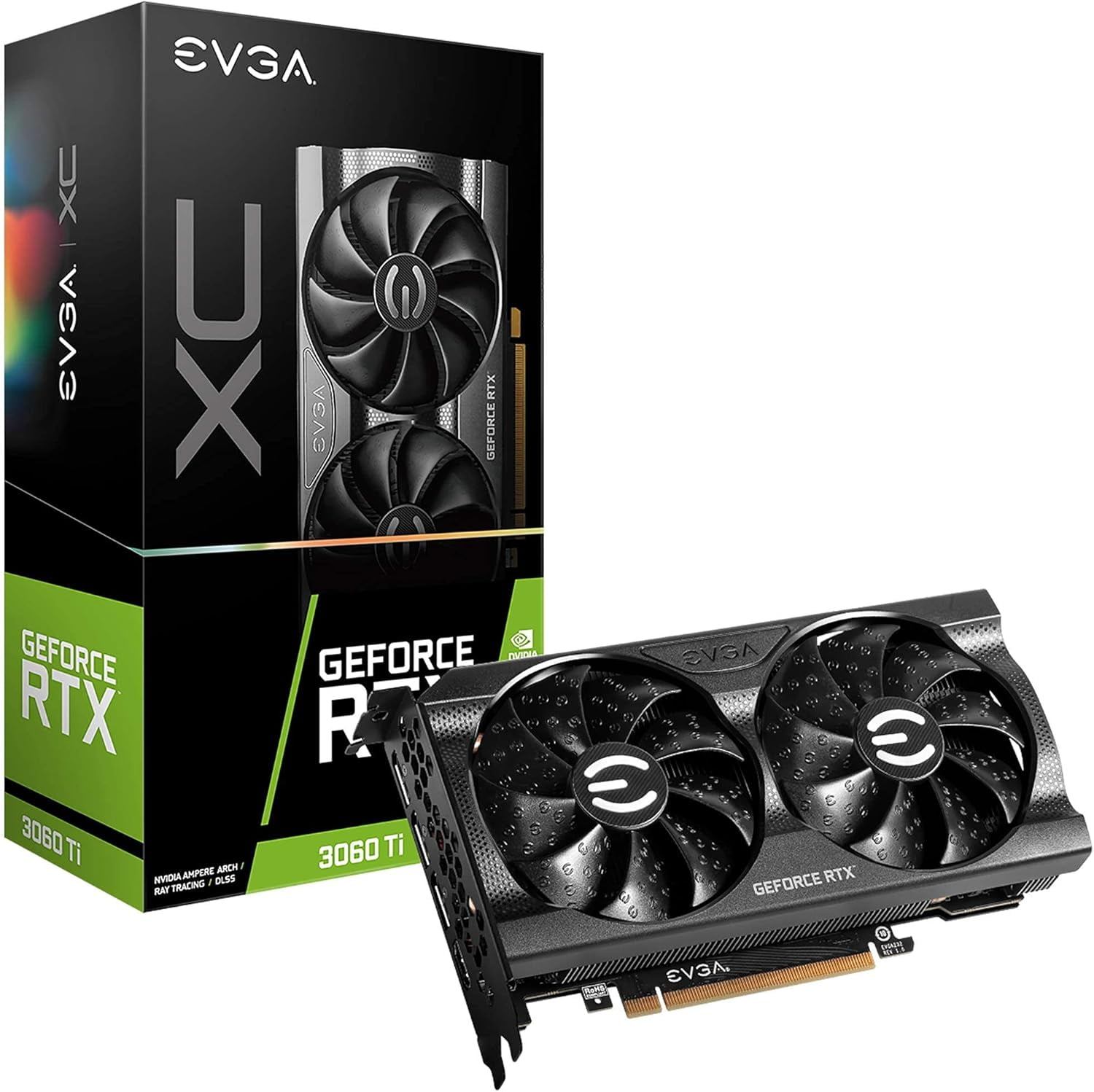 8GB EVGA GeForce RTX 3060 TI XC Gaming GDDR6 PCI-E LHR 08G-P5-3663-KL RTX3060