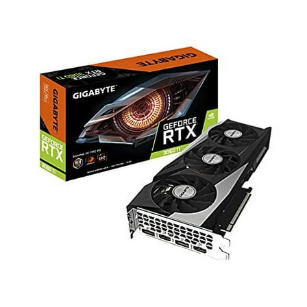 8GB Gigabyte GeForce RTX 3060 TI OC Pro PCI Express 4.0 x16 Video Card GV-N306TGAMINGOC PRO-8GD