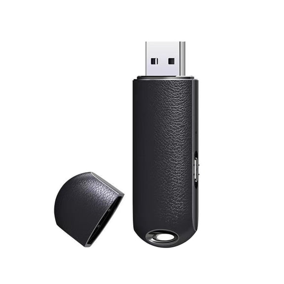 8GB Mini Voice Activated Recorder USB 2.0 Flash Drive Stick Audio Sound Recorder Device for Meetings Lectures Classes 96H Capacity 2.76x0.79x0.31 inches / 7x2x0.8 cm Black