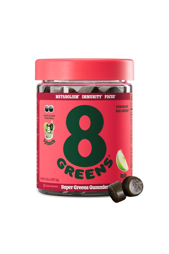 Daily Greens Gummies 50 Count Apple 50 Count Pack of 1