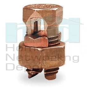 8H SPLIT BOLT CONNECTOR BY PREMISAâ„¢ FOR 8 STR - 8 SOLID AWG CU CONDUCTORS UL LISTED 1 (SINGLE PACK)