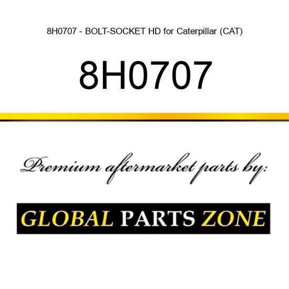 8H0707 - BOLT-SOCKET HD for Caterpillar (CAT)
