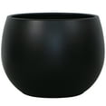 thumbnail image 1 of Mainstays Jordan 8" x 8" x 6" Medium Round Rich Black Resin Planter, 1 of 7