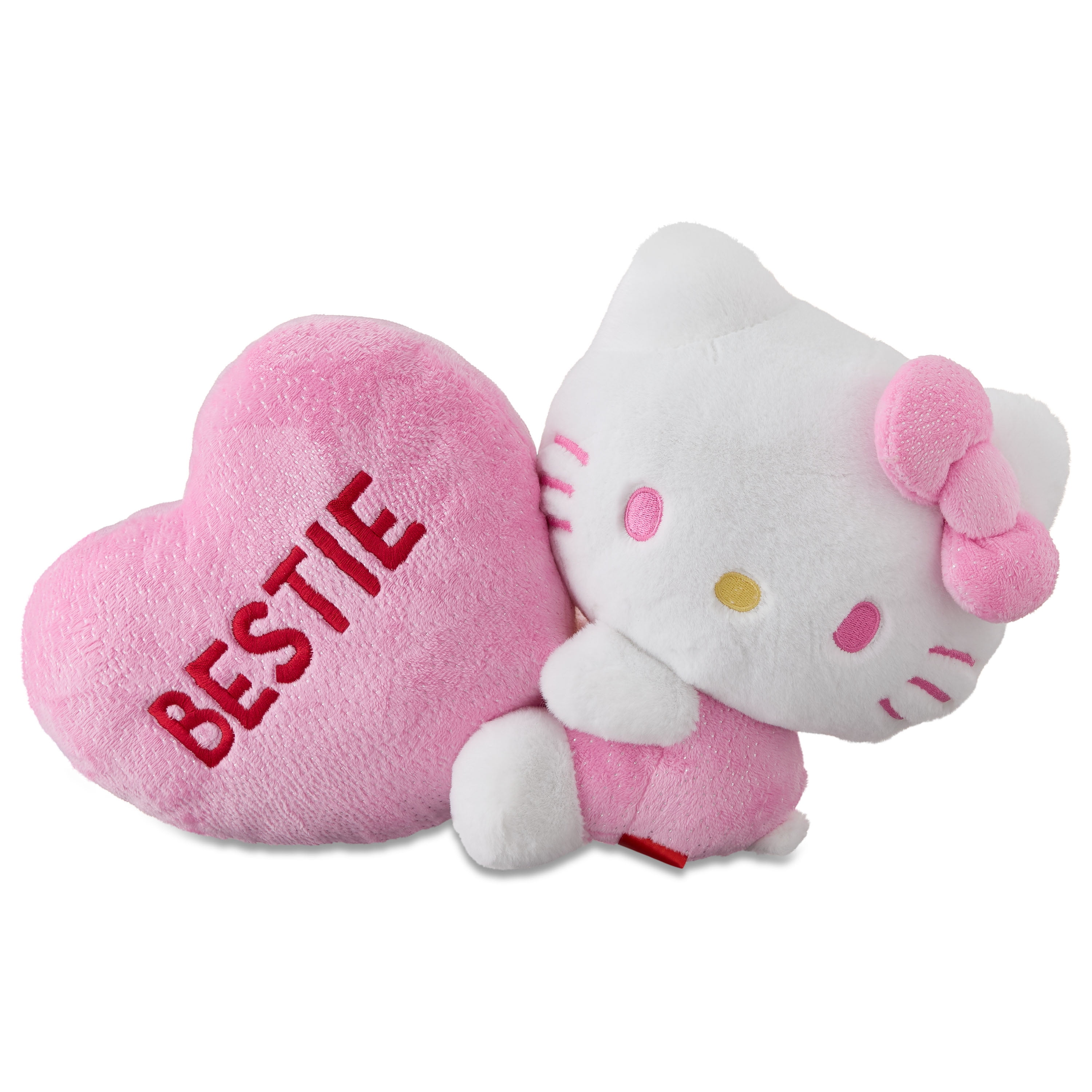 8" Hello Kitty Sweethearts Pink Plush Heart