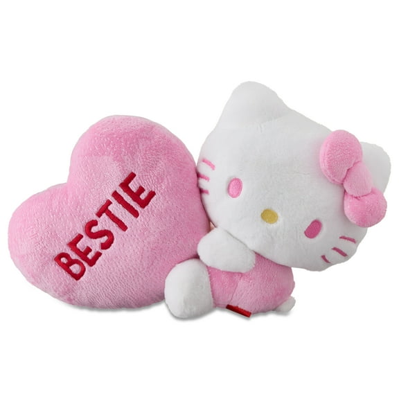 8" Hello Kitty ® Sweethearts Pink Plush Heart