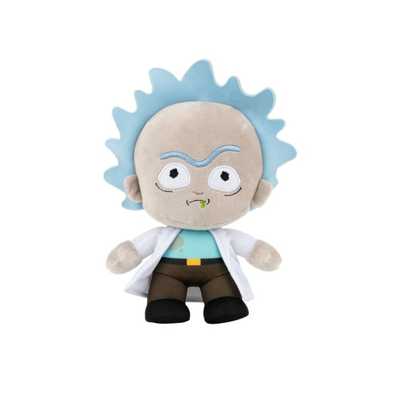 Warner Bros. Discovery 8 inch Rick Plush from Rick and Morty - Super-soft and Huggable Plush Toy