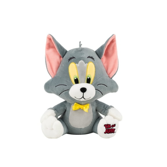 Warner Bros. Discovery Tom and Jerry, 8 inch Tom Plush - Super-soft and Huggable Plush Toy