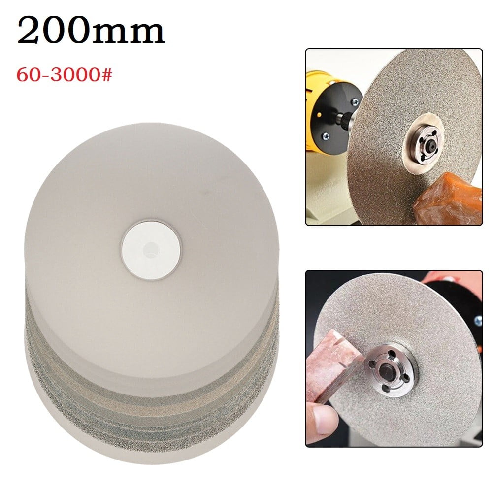 8Inch 200Mm Diamond Coated Lapping Disc Flat Lap Wheel Abrasive ...