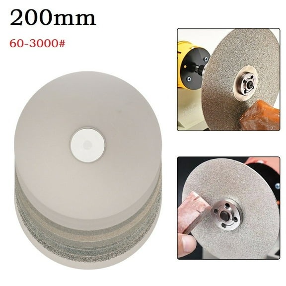 8Inch 200Mm Diamond Coated Lapping Disc Flat Lap Wheel Abrasive Grinding Disc 2000#